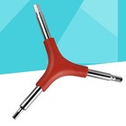 3 PCs Schraubenschlüssel -Werkzeug -Set Stahlkonstruktion Y -Form -Spanner (rot)