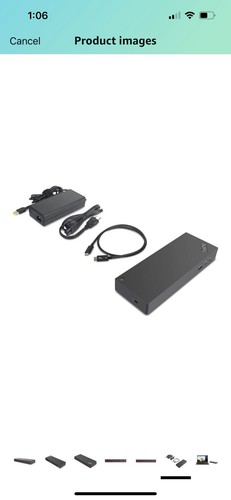 Lenovo ThinkPad Thunderbolt 3 Dock Gen 2 135W (40AN0135) Dual UHD 4K Display - Bild 3 von 6