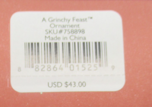 Lenox El Grinch A Grinchy Fiesta Ornamento Dr Seuss - Imagen 12 de 12