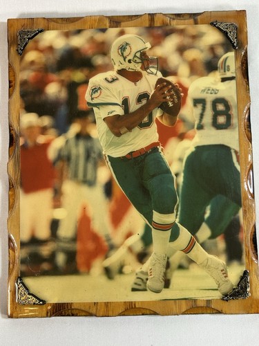 Dan Marino Miami Dolphins Wooden Wall Plaque – Vintage NFL Football Memorabilia - Picture 1 of 8