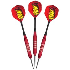 Viper Comix Pow Steel Tip Darts - Dartboard Game Accessory - Red - 22 Grams