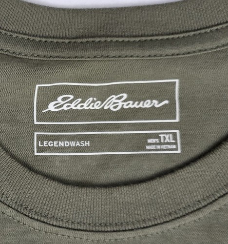 Eddie Bauer olivgrünes T-Shirt Herren XLT XL Tall - Bild 7 von 10