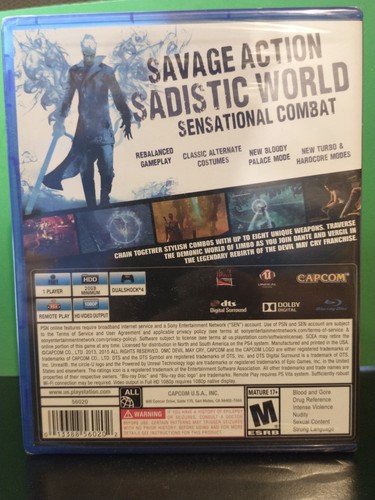 DmC: Devil May Cry Definitive Edition (Sony PlayStation 4, 2015) PS4 Capcom - Bild 2 von 2