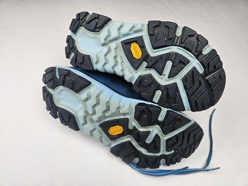 hoka Shoes Womens 9.5 Sky Toa one one shoes Goretex blue Hiking Boots - Picture 7 of 8