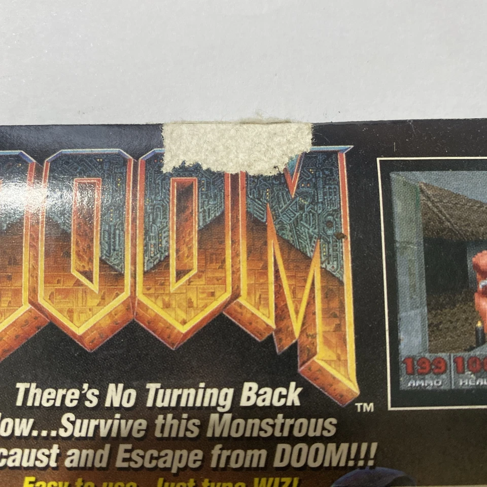 DOOM SHAREWARE ID SOFTWARE 1994 on 3.5" Floppy Disks UNOPENED NEW SEALED - Image 2 of 4