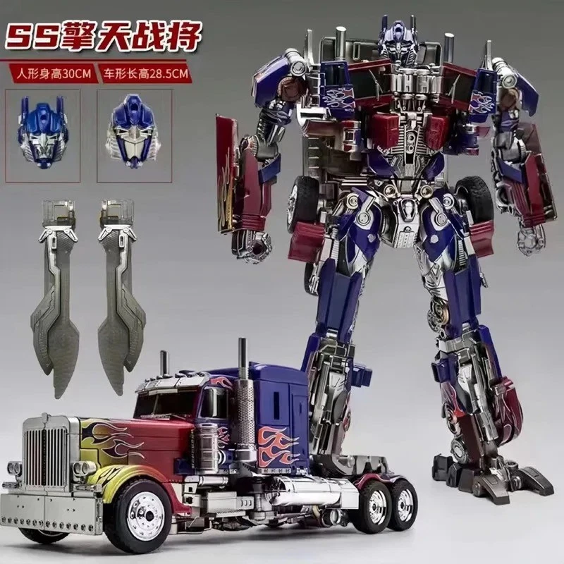 Transformers Optimus Prime Robot 30CM Figurine Collection Jouet Alliage Métal - Photo 4/4