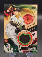 2024 Topps Holiday Yuki Matsui RC Player-Worn Memorabilia #RC-YM Padres