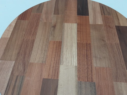 Vintage Marquetry Wooden Lazy Susan Turntable Octagon 16 inch dia - Picture 3 of 7