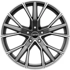 GMP GUNNER 22" 9J 5x112 ET 35 66.5 MATT ANTHRACITE DIAMOND ALLOY WHEELS