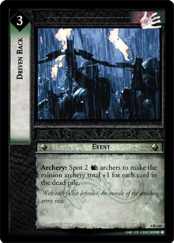Driven Back - FOIL - The Two Towers - Foil - Herr der Ringe TCG - Bild 1 von 6