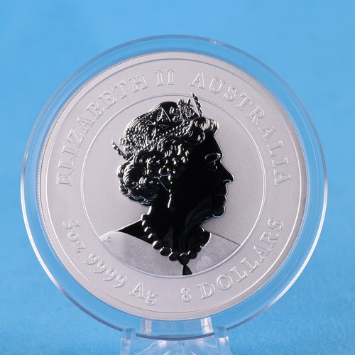 Australien 8 $ 2023  Year of the Rabbit   5 Oz Silber 9999  BU (2) - Bild 2 von 2