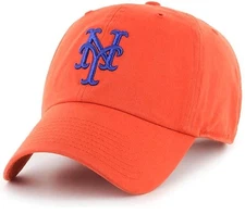 Officially Licensed NY Mets Orange/Blue MVP Hat Alternate Primary Team Logo...