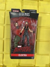 MARVEL LEGENDS SERIES DAREDEVIL ELEKTRA 6  FIGURE BAF MAN-THING H66  1