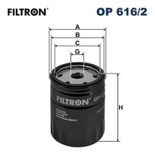 Ölfilter FILTRON OP 616/2 Anschraubfilter für VW SKODA SEAT FABIA AROSA LUPO 6E1
