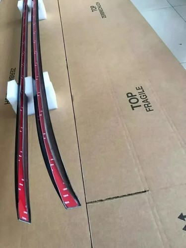 Cubierta de rieles de techo compatible con BMW X3 2018-2025 negra sin tornillo 2 piezas - Imagen 6 de 12