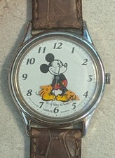 WORKING Women's Vintage MICKEY MOUSE by LORUS "V515-6000" Quartz Watch