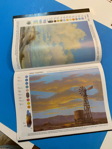 How To Draw & Paint Clouds & Skies #HT206 by William Powell Vintage 2003 - Oil - Bild 3 von 5