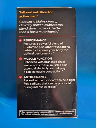 GNC Mega Men Sport Multivitamin 180 Tablets Exp 10/2026 - Picture 2 of 4
