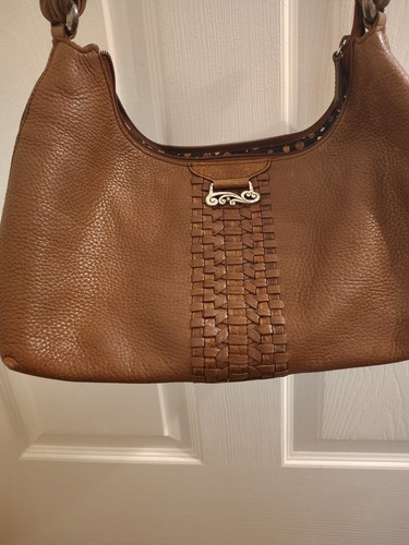 Borsa a tracolla Brighton D970039 marrone ecopelle hobo - Foto 3 di 18