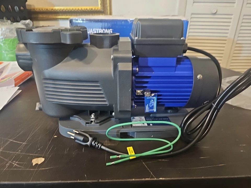 NEW OB 💧 Aquastrong Swimming Pool Pump 3/4HP PSP070-PJ 115V 3000GPH WITH TIMER  - Image 3 of 4