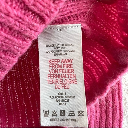 Mini Boden rosa Mohair Mischung Langarm Strickjacke Pullover Gr. 3-4 Jahre - Bild 6 von 8