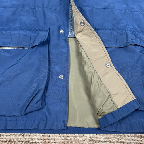 Vintage Sierra Designs Parka Blue 60/40 Mountain Made In USA 60s 70s VTG Large - Picture 5 of 18