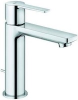 Grohe Lineare Einhand-Waschtischbatterie 32114001 S-Size Zugstangen-Ablauf Chrom