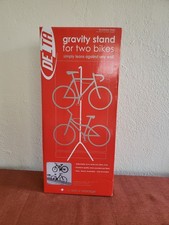 Delta Cycle Two Bike Gravity Pole Stand Garage, 2 Bike Storage Rack, No Drilling