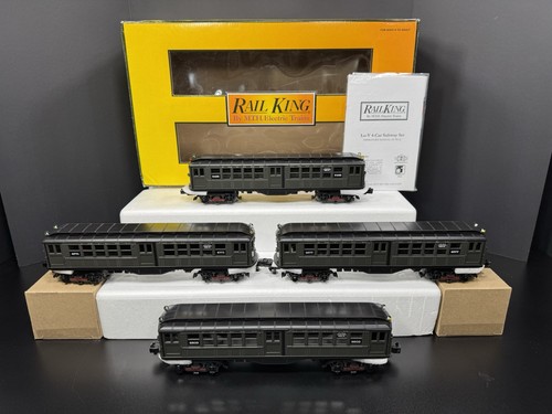 MTH RailKing 30-2447-1 NYC MTA LO-V interborough 4-car subway set PS 2.0 BCR - Picture 1 of 17