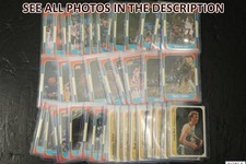 1986-87 Fleer Basketball 40-Card/Sticker LOT Bird, Wilkens, EXMT/NM+
