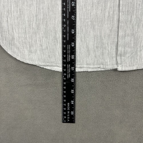 Rag & Bone Shirt Mens Large Gray Button Up Classic Fit Long Sleeve Preppy GUC - Picture 14 of 14