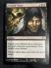 MTG - Diabolic Tutor X2 - 10th Edition And M10 - LP