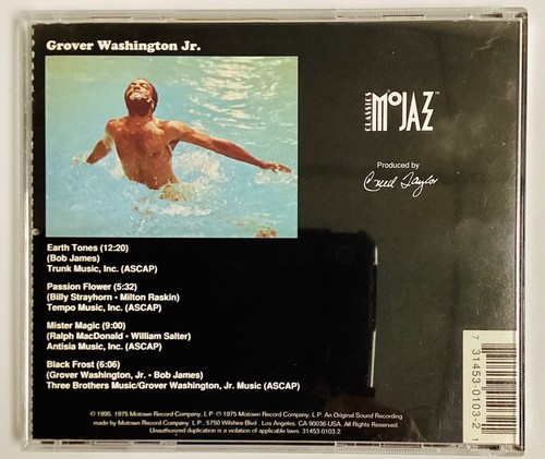 Grover Washington, Mister Magic: Then And Now, Earth Tones, Passion Flower, - Imagen 2 de 4