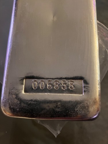 1 Kilo Johnson Matthey .999 Silver Bar Poured Sigma Verified πππ - Picture 5 of 8