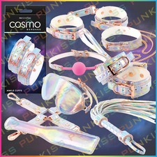 Cosmo Holographic Bondage Toys  BDSM Gag Handcuffs Collar Harness Restraints