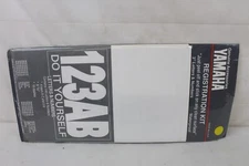 New NOS OEM White Yamaha Registration Number Kit Wave Runners Boats