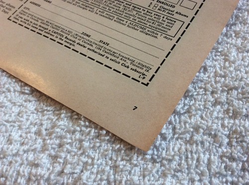 Capitol Records Club Order Subscription Form Vintage Print Ad 1959 - Imagen 4 de 5