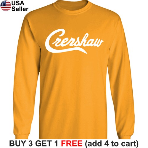 T-shirt lunga Straight Outta Crenshaw rap hip hop LA Compton Urban uomo - Foto 14 di 14