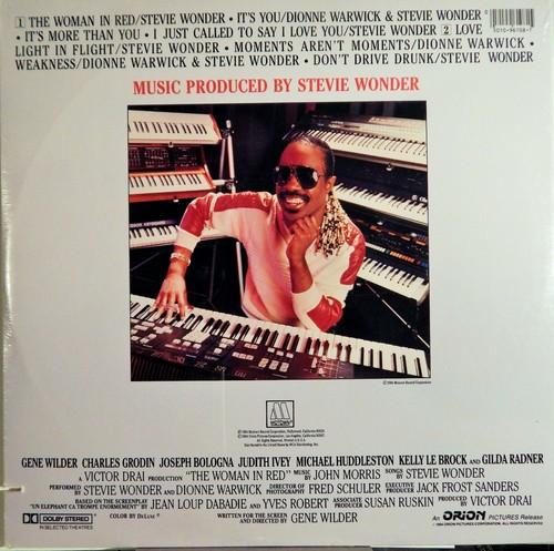 WOMAN IN RED (1984 STEVIE WONDER) MINT SOUNDTRACK VINYL KELLY LE BROCK, G WILDER - Picture 2 of 2