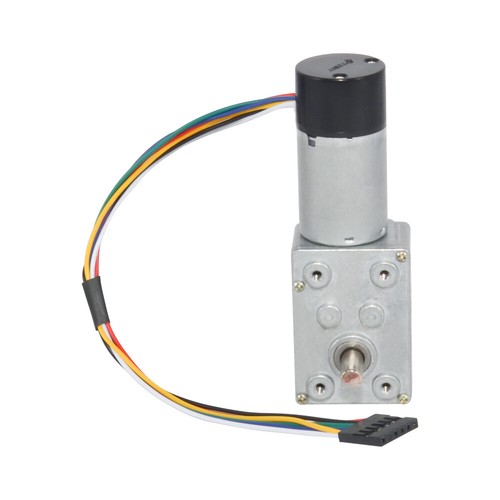 DC 12V Gear Motor Hall Encoder Electric Worm Gear motor DIY Hobby 5/15/200RPM - Bild 11 von 11