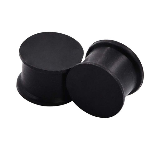 2 Stück Silikon Ohr Messgeräte Double Flared Sattel Ohr Tunnel Plugs Piercing 2g-3/4" - Bild 10 von 20