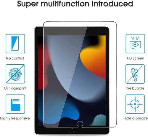 Tempered Glass for iPad 11th 10th 9th 8th 7th 6th 5th 4th Gen Screen Protector - Picture 242 of 306