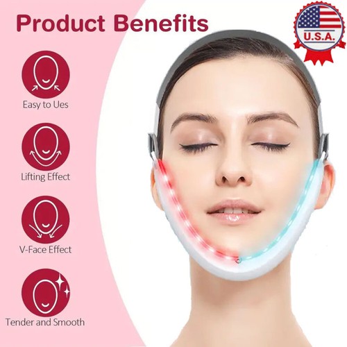 Face Lifting Device LED Photon Therapy Facial Slimming Massager V-Line Machine - Picture 3 of 18