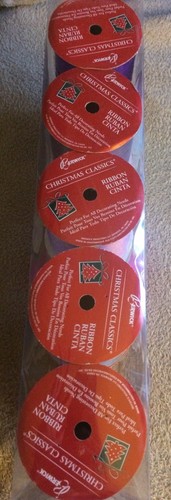 Berwick Christmas Classics Luxury Curl Ribbon 15 Rolls Total 850 Feet - Picture 3 of 3