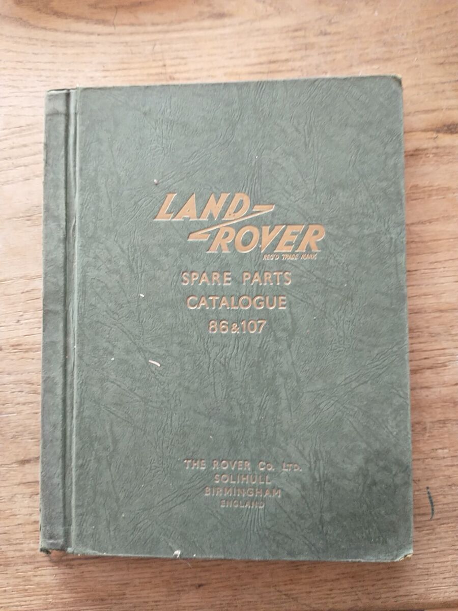 Land rover spare parts catalogue discount