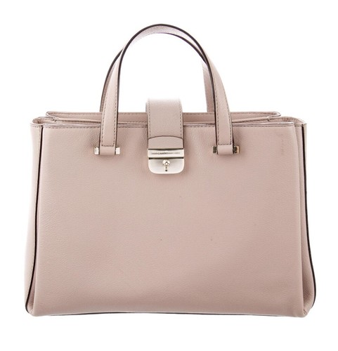 KATE SPADE NEW YORK AUTH $499 Women Beige Leather Lovett Street Natacha Tote Bag - Picture 1 of 12