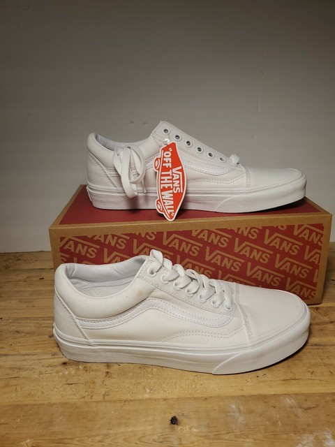 vans white casual shoes