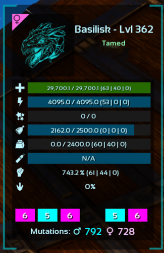 🔥ARK Survival Ascended PvE PC/XBOX/PS5 NEU Top Statistiken Basilisk Cotton Candy 743m - Bild 6 von 9