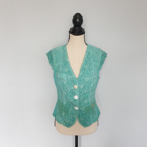 Damen BOTTEGA By Elisa Cavaletti Grun Shirts West Blouse Top Armellos Gr. M - Bild 1 von 8
