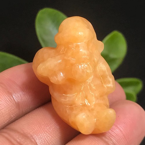 1pcs natural Smoke fat jade Santa Claus Skull Quartz Crystal  Reiki gift 1.2" - Imagen 1 de 12